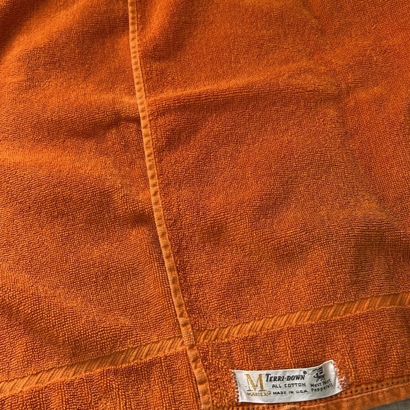 🧡 Martex vintage set of two orange hand towels - Great vintage condition - Picture 10 of 10